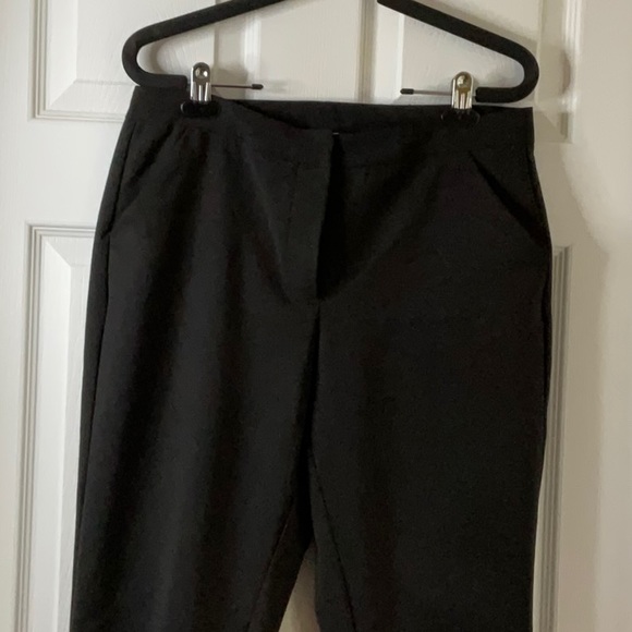 🔥$5 SALE!.Airoldi Collection beautiful embellished hem ankle pants, sz 14 black - Picture 3 of 10